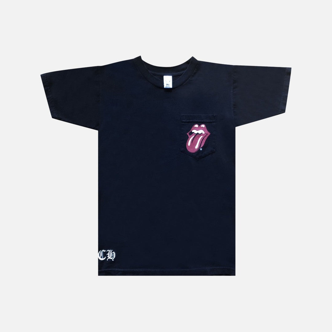 Chrome Hearts x The Rolling Stones Horseshoe T-Shirt Black - front