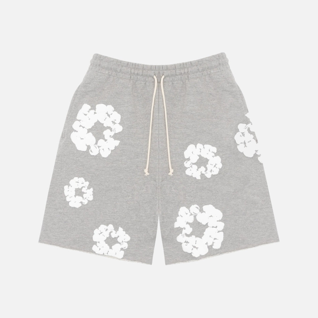 Denim Tears The Cotton Wreath Sweatshorts Grey - view 1