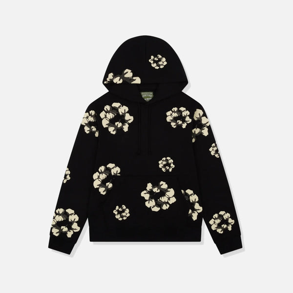 Denim Tears x CPFM Cactus Tears Wreath Hoodie Black - view 1