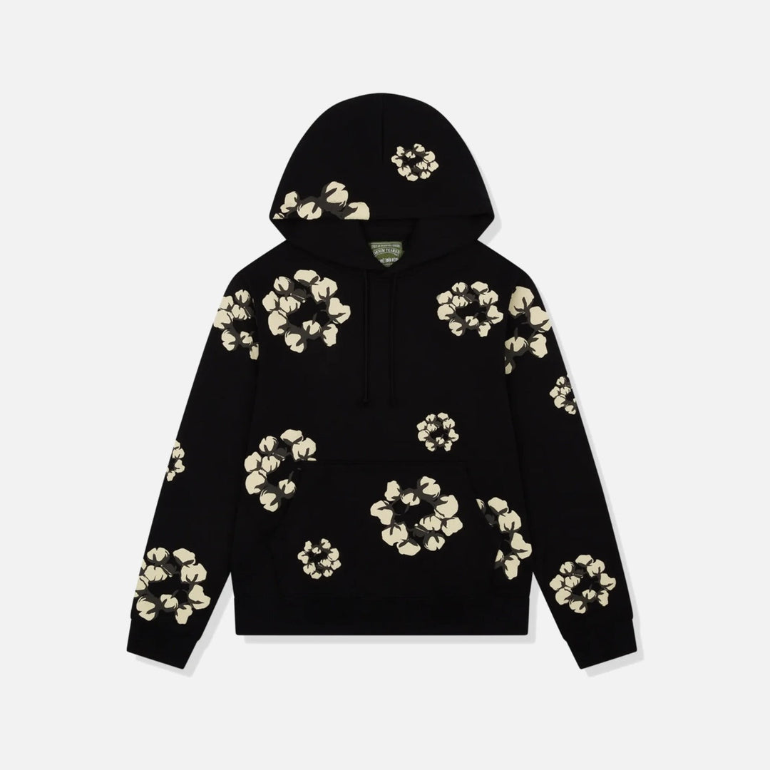 Denim Tears x CPFM Cactus Tears Wreath Hoodie Black - view 1