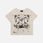 Load image into Gallery viewer, Enfants Riches Déprimés Nun Kicks Baby T-Shirt Dirty White - front