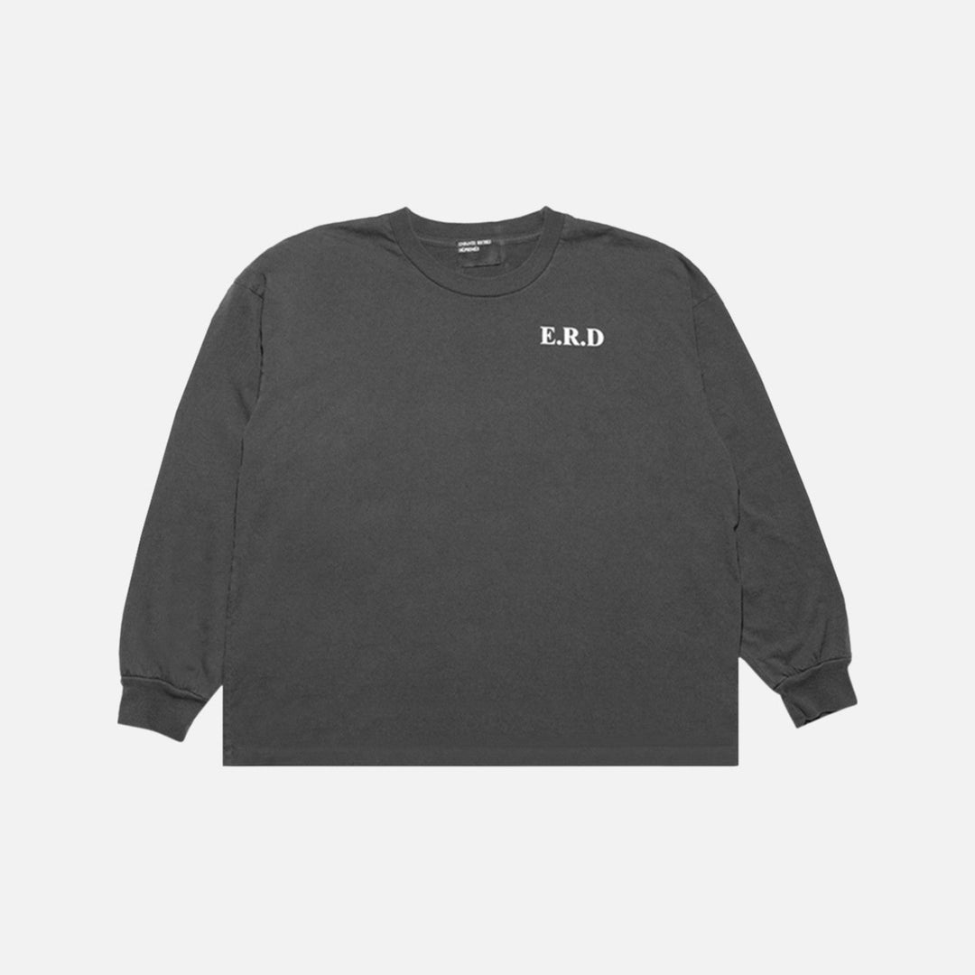 Enfants Riches Déprimés Taking The Cure Long Sleeve T-Shirt Faded Black - front