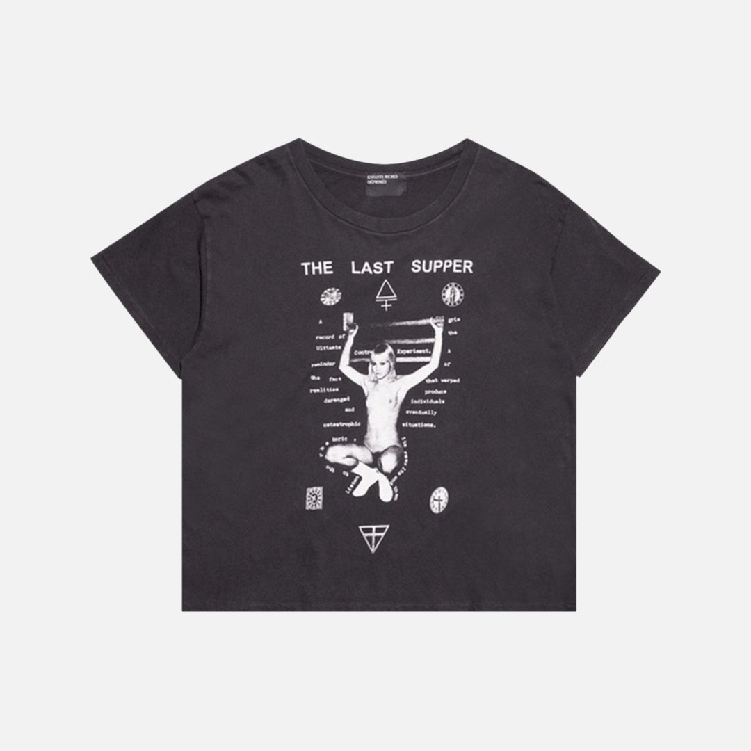 Enfants Riches Déprimés The Last Supper T-Shirt Faded Black - front