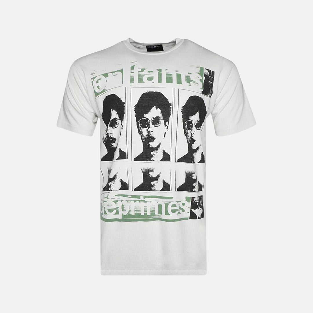 Enfants Riches Déprimés Xerox Boy T-Shirt Faded White - front