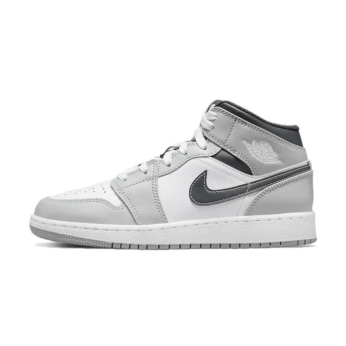 Air Jordan 1 Mid Gs 'Light Smoke Grey'