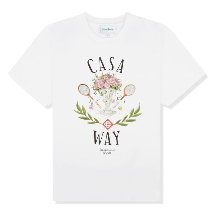 Casablanca Casa Way Printed White T Shirt