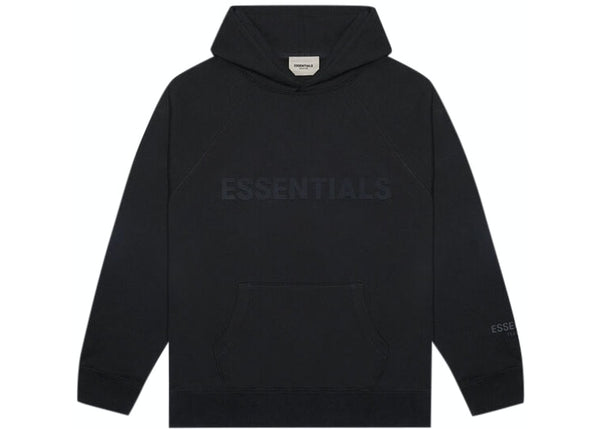 Fear Of God Essentials 3D Silicon Applique Pullover Hoodie Dark