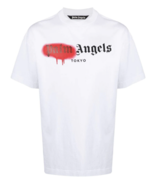 Palm Angels Graffiti Spray Tokyo T-Shirt