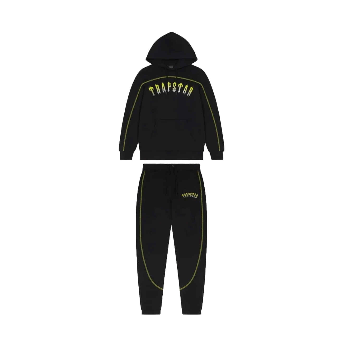 Trapstar X Central Cee Tracksuit Black Yellow