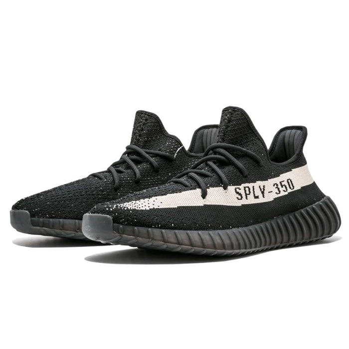 Adidas Yeezy Boost 350 V2 Core Black White - Classic Sneakers with Timeless Style. Get the Best Deals and Discover the Iconic Design. Limited Stock Available. Order Now at CrepsUK | Exclusive Footwear And Clothing Connoisseur
