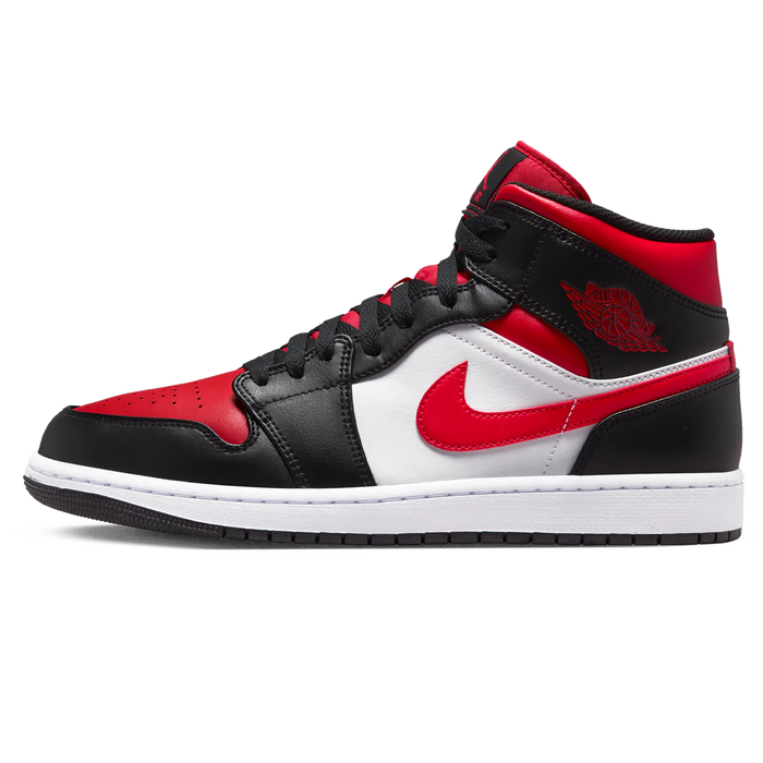 Nike Air Jordan 1 Mid 'Black Fire Red'