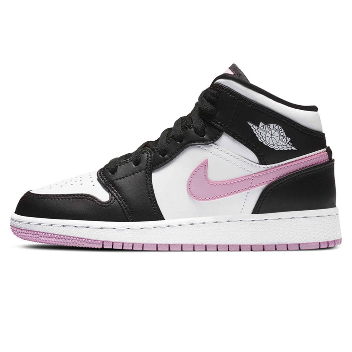 Jordan 1 Mid White Black Light Arctic Pink (Gs)