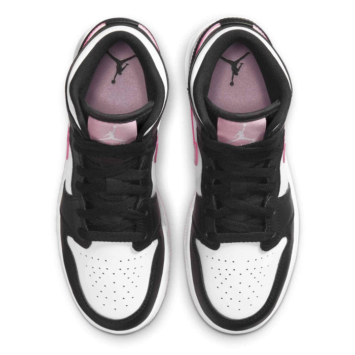Jordan 1 Mid White Black Light Arctic Pink (Gs)