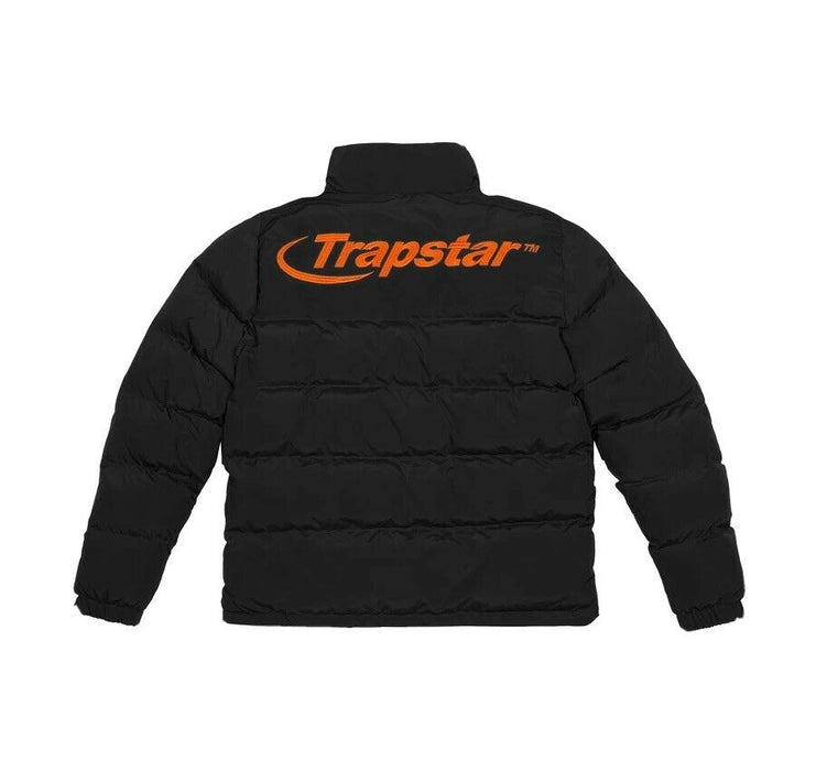 Trapstar Hyperdrive Puffer Jacket - Black / Orange