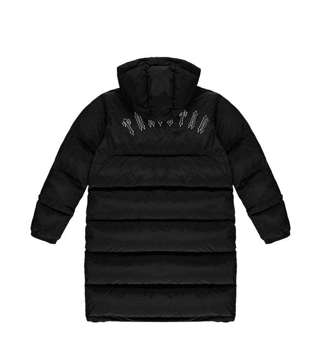 Trapstar Oversized Irongate Hooded Puffer Jacket - Black