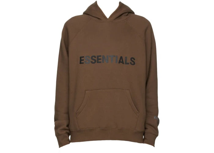 Fear Of God Essentials Brown Pullover Hoodie