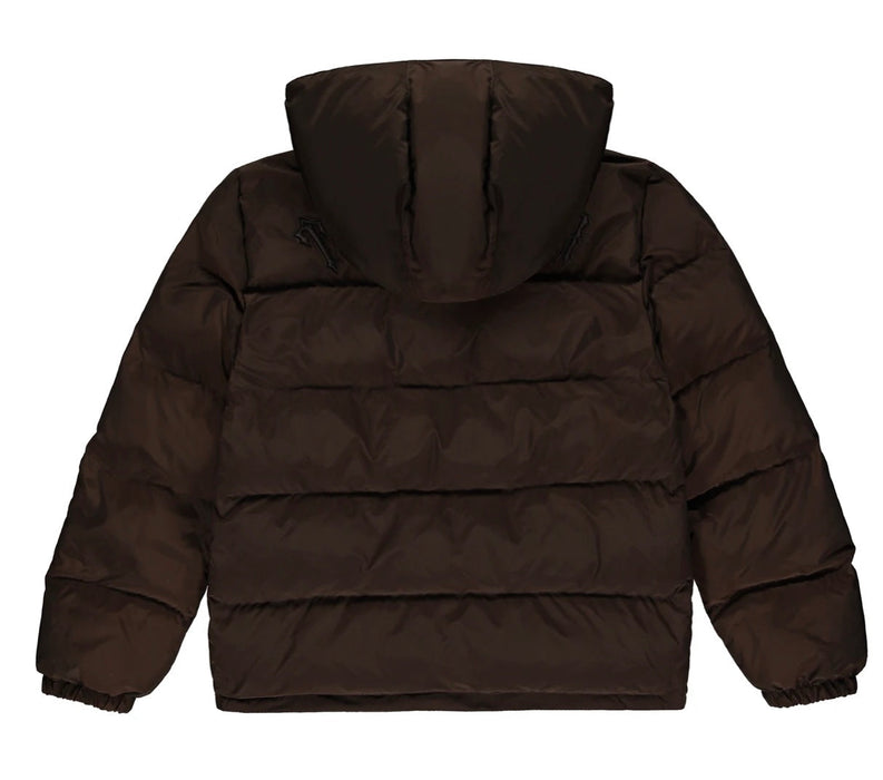 Trapstar Irongate Detachable Hooded Puffer Jacket - Brown