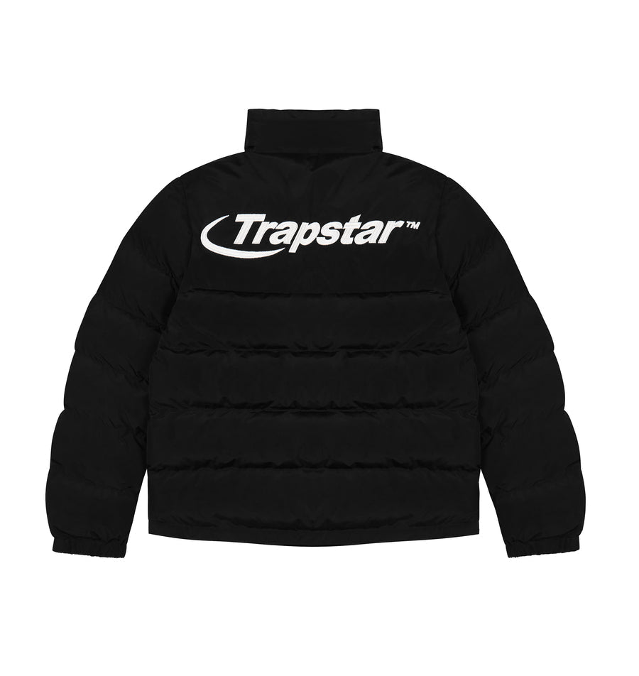 Trapstar Hyperdrive Puffer Jacket - Black / White