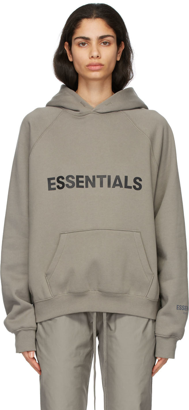 Fear Of God Essentials Cement Pullover Hoodie