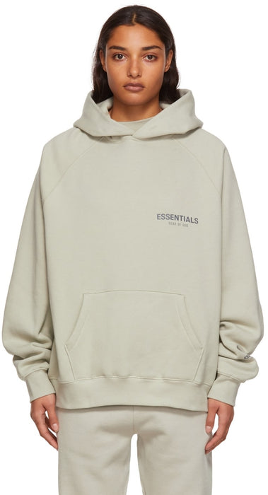 Fear Of God Essentials Concrete Pullover Hoodie