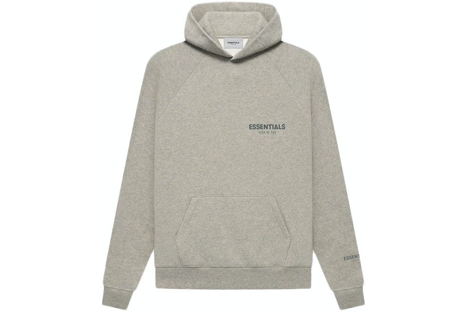 Fear Of God Essentials Heather Oatmeal Core Collection Hoodie
