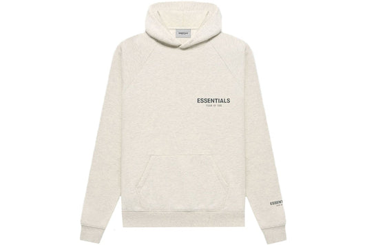 Fear Of God Essentials Light Heather Oatmeal Core Collection Hoodie