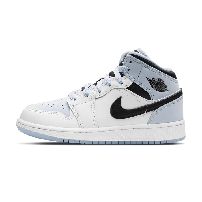 Air Jordan 1 Mid Se Gs 'White Ice Blue'