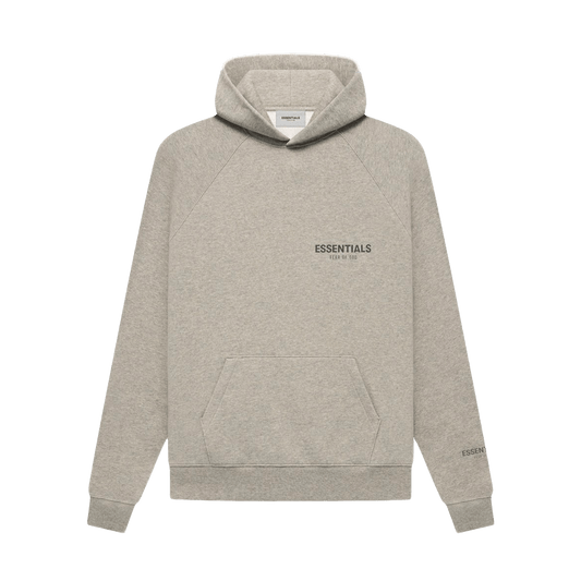 Fear Of God Essentials Core Collection Pullover Hoodie 'Dark Heather Oatmeal'