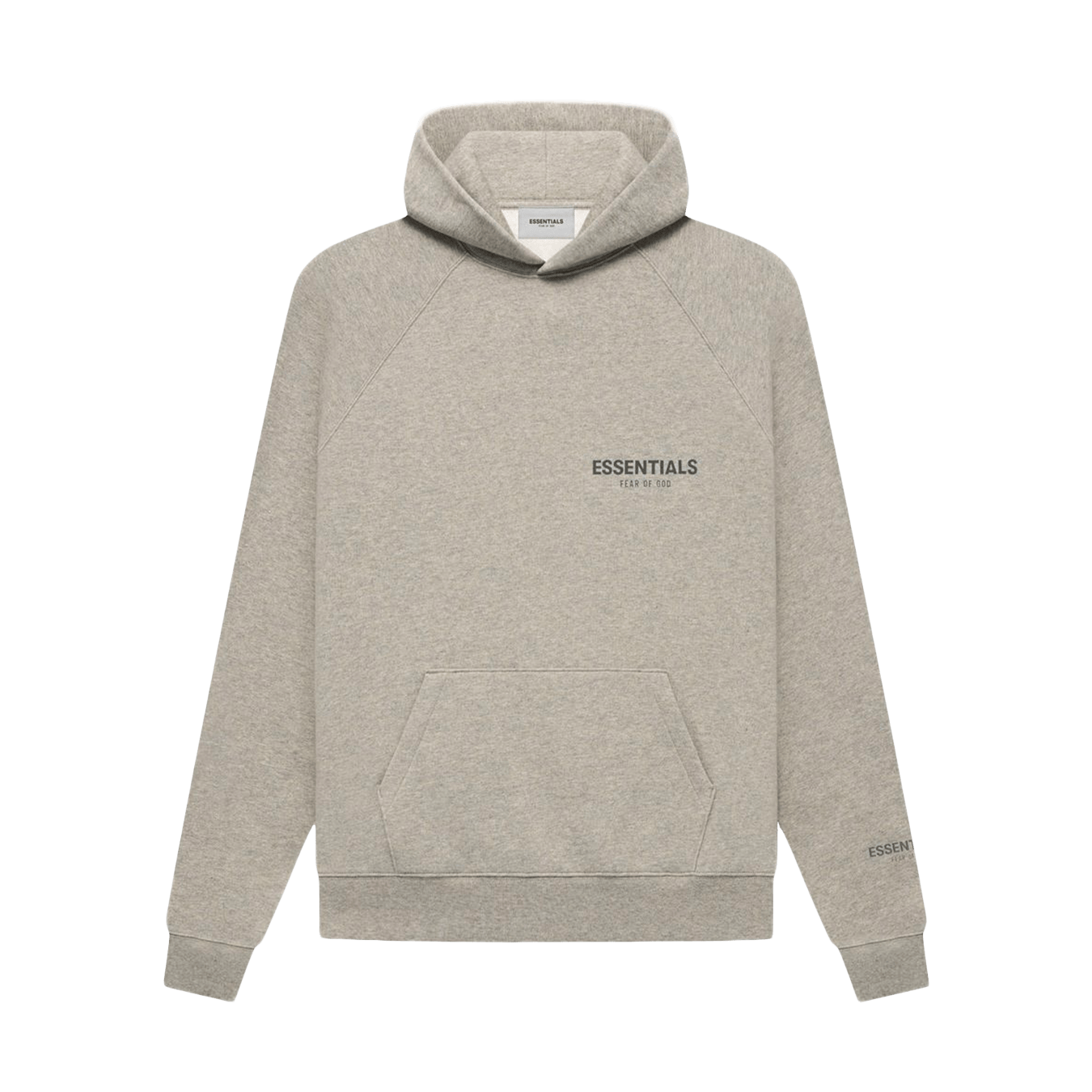 Fear Of God Essentials Core Collection Pullover Hoodie 'Dark Heather Oatmeal'