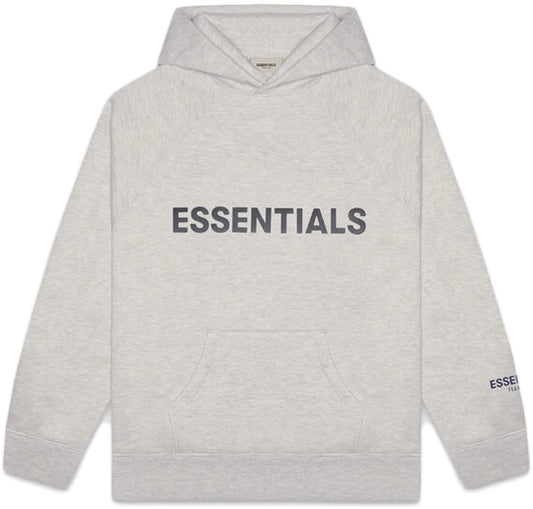 Fear Of God Essentials Heather Oatmeal Pullover Hoodie