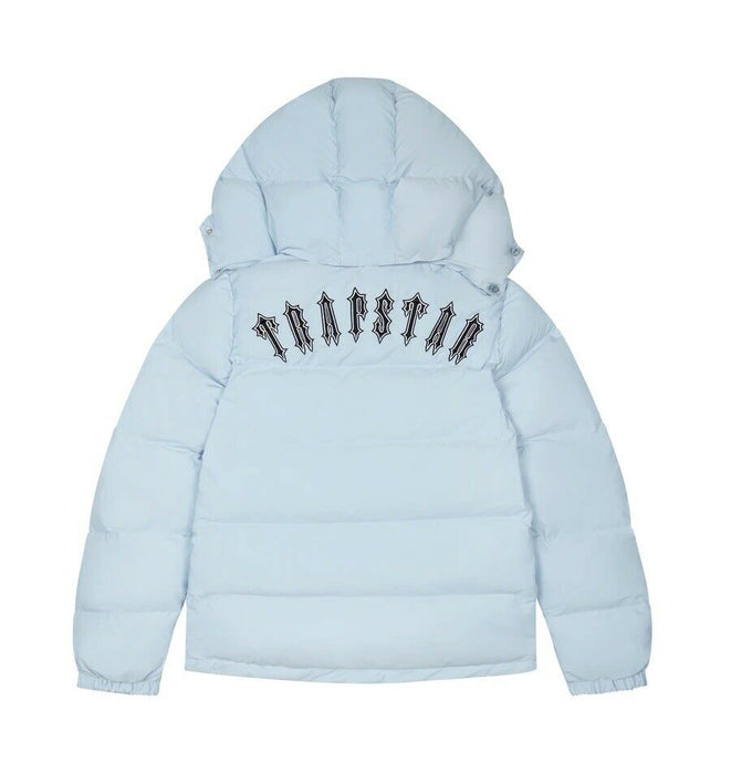 Trapstar Irongate Detachable Hooded Puffer Jacket - Ice Blue