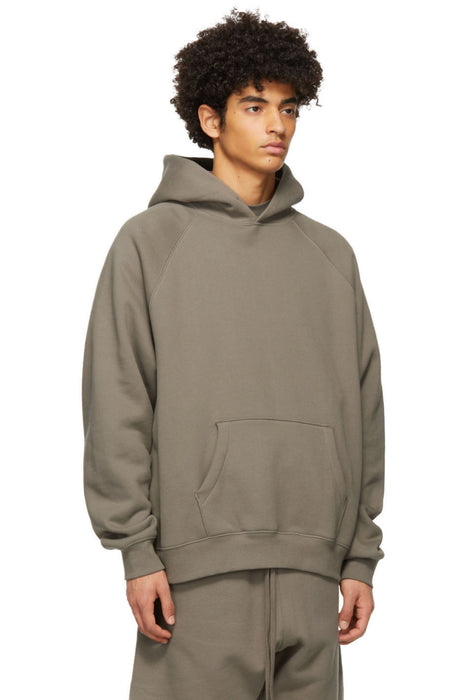 Fear Of God Essentials Taupe Back Logo Hoodie (Ss21)