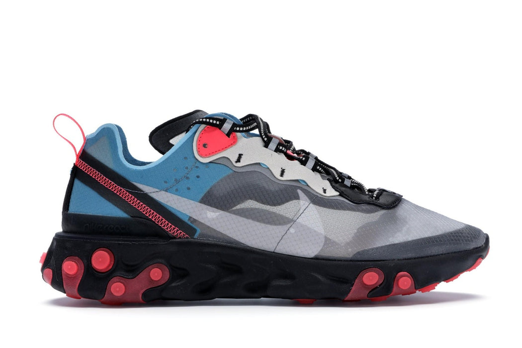 Nike React Element 87 Grey Blue Red