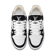 Louis Vuitton Lv Trainer White Black White