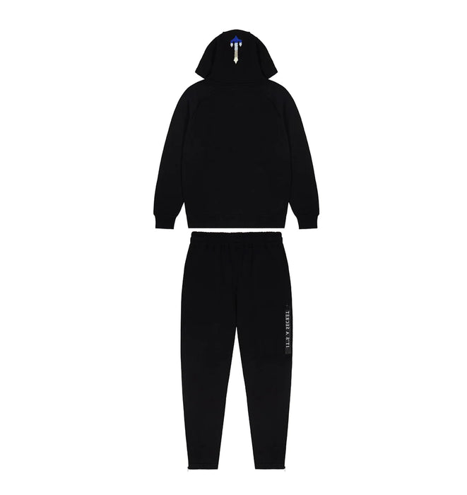 Trapstar Chenille Decoded 2.0 Hooded Tracksuit - Black Ice Edition