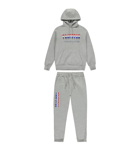 Trapstar Chenille Decoded 2.0 Hooded Tracksuit - Grey Revolution
