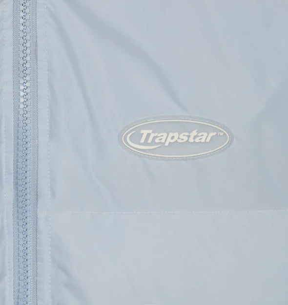 Trapstar Hyperdrive Detachable Hooded Puffer Jacket - Ice Blue